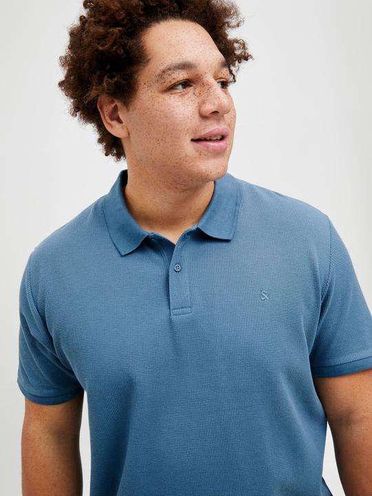 Actual product image Jack & Jones Plus Size Logo Poloshirt Poloshirt (7XL)