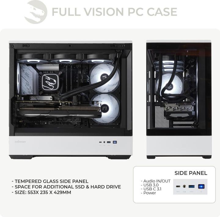 Actual product image Sedatech Expert Gaming PC - UCCL706I1I1HF (32 GB, 1000 GB, GeForce RTX 4060)