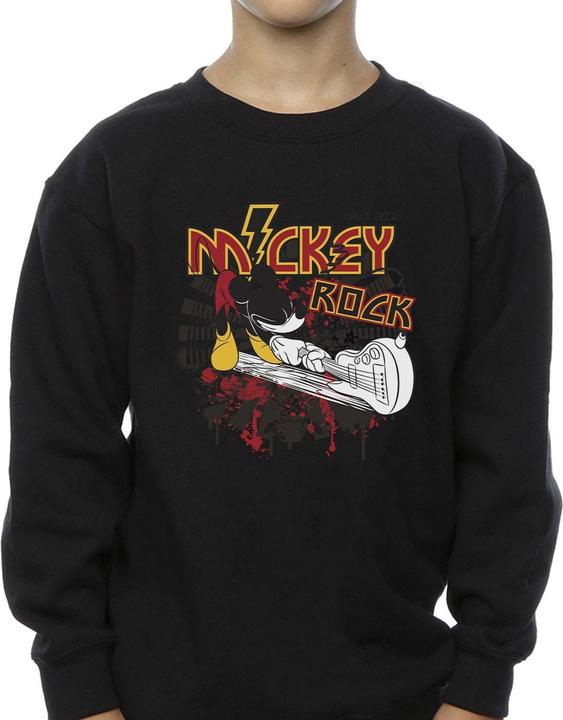 Produktbild Disney Mickey Mouse Smash Guitar Rock Sweatshirt Jungen (152, 158)
