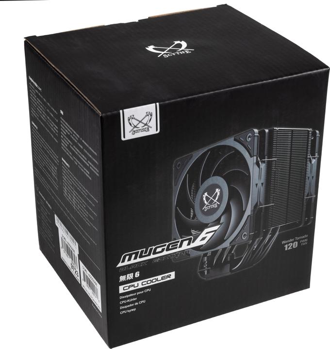 Image du produit Scythe Mugen 6 Dual Fan Black Edition (154 mm)