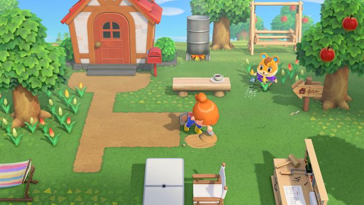Produktbild Nintendo Switch Lite Animal Crossing: New Horizons Timmy & Tommy Aloha Edition