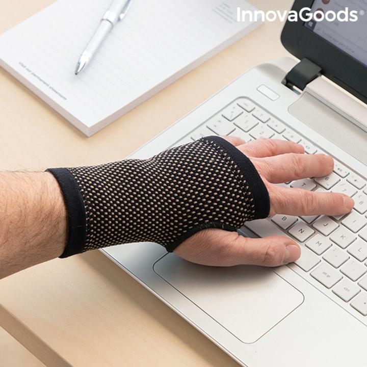 Produktbild Casativo Handgelenkband für Sport und Freizeit, Kupfer und Bambuskohle, L/XL (L, XL)