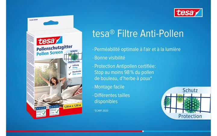 Immagine prodotto tesa Griglia anti-polline, per chi soffre di allergie, richiudibile con nastro velcro autoadesivo (150 x 180 cm)