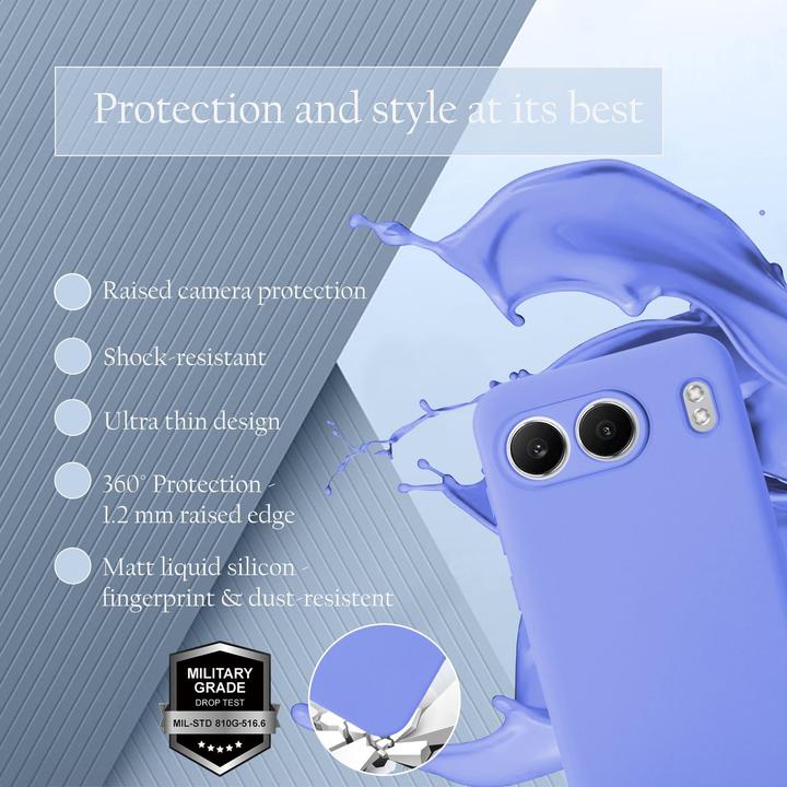 Actual product image Cadorabo Case for OnePlus Nord 4 TPU Liquid Silicone Cover (OnePlus Nord 4)