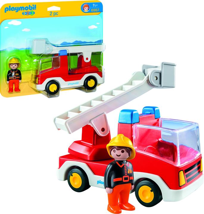 Image du produit Playmobil Véhicule de pompiers (6967, Playmobil 1.2.3)