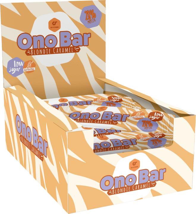 Immagine prodotto Go Fitness Barretta Nutrition Ono 12 x 40 g, Caramello (Caramel, 12 pz., 480 g)