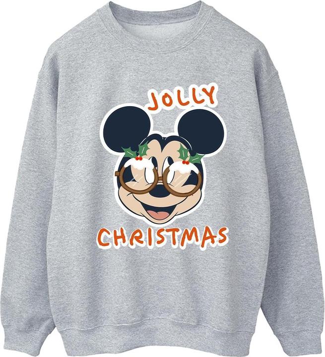 Produktbild Disney Mickey Mouse Jolly Christmas Glasses Sweatshirt (L)