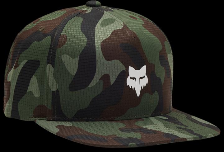 Fox Hat 23 F-Head Tech Snapback Grn Cam (One Size)