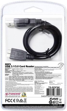 Produktbild Transcend Card Reader TSRDF9K2 (USB 3.1)