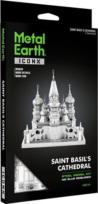 Actual product image Metal Earth ICONX St. Basil Cathedral