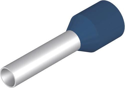 Actual product image Weidmüller 9036220000 Wire end ferrule 2.5 mm² Partially insulated Blue 500 pcs.