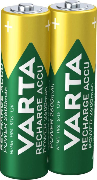 Produktbild Varta Recharge Accu Power (2 Stk., AA, 2600 mAh)