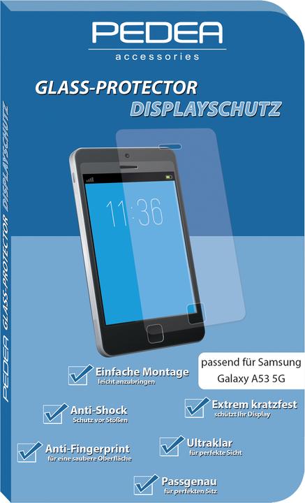 Image du produit Pedea Verre de protection d'écran (1 pièce(s), Samsung Galaxy A53 5G)