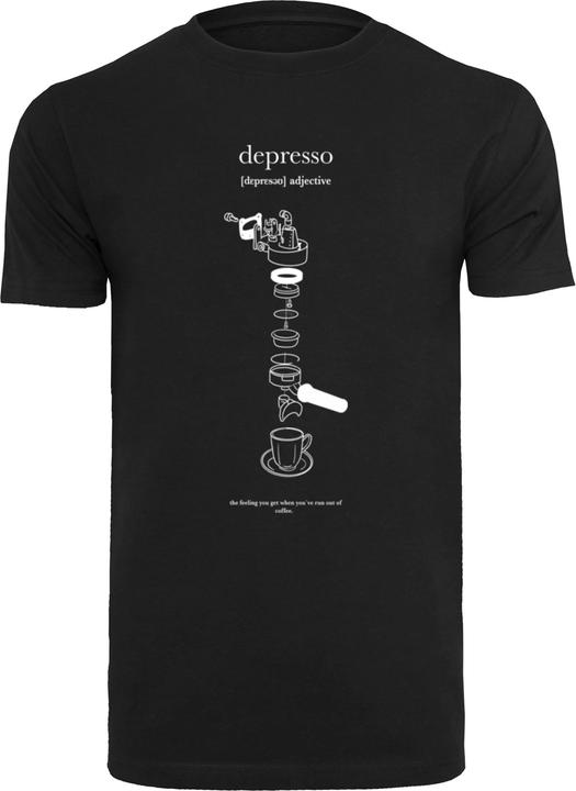 Produktbild Mister Tee MisterTee Depresso T-Shirt Round Neck - 174663 (L)