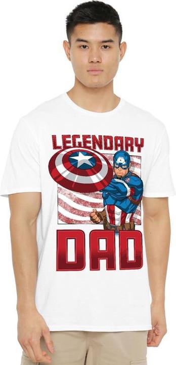 Produktbild Captain America Legendary Dad TShirt (S)