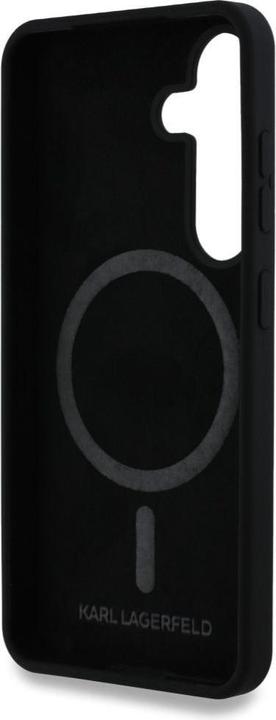 Image du produit Karl Lagerfeld Etui Silicone Double Heads And Circle MagSafe Samsung Galaxy S25 Plus czarny (Samsung Galaxy S25+)
