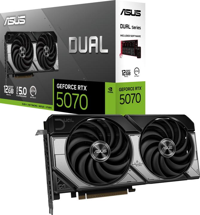 ASUS DUAL-RTX5070-12G-GAMING 12GB GDDR7 HDMI DP (12 GB)