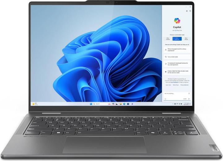 Image du produit Lenovo Yoga 7 2-in-1 (14", Intel Core Ultra 7 155H, 16 Go, 1000 Go, CH)
