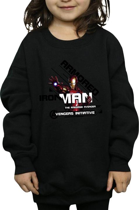 Produktbild Iron Man Armored Avenger Sweatshirt Mädchen (152, 158)