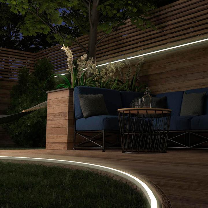 Produktbild Müller Licht Outdoor LED-Strip white + color 36W 1200 lm 1800- 6500 K + RGB warmwei- tageslic (Warmweiss, 500 cm, Outdoor)