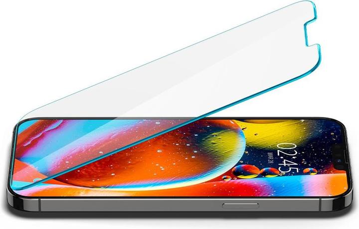 Actual product image Spigen EZ Fit Glass.tR (1 Piece, Apple iPhone 13 Pro Max)