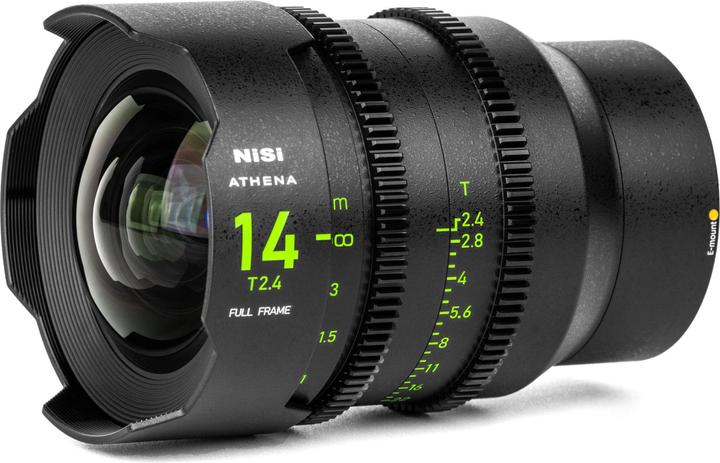 Immagine prodotto Nisi Kit di obiettivi cinema full frame ATHENA PRIME - 14 mm, 25 mm, 35 mm, 50 mm, 85 mm + custodia (C-mount)