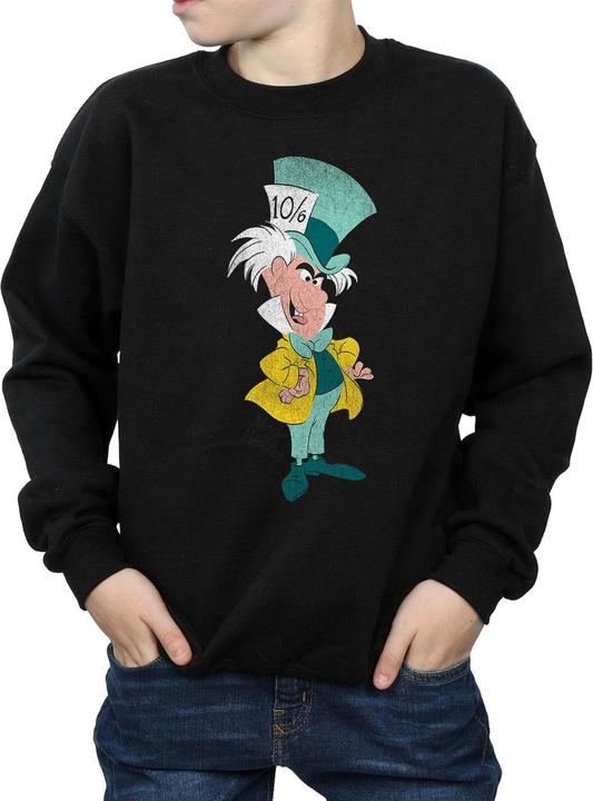 Actual product image Disney Boys Alice In Wonderland Classic Mad Hatter Sweatshirt (140, 146)