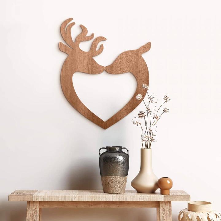 Produktbild Trenddeko Hirsch Herz (25 x 30 cm)