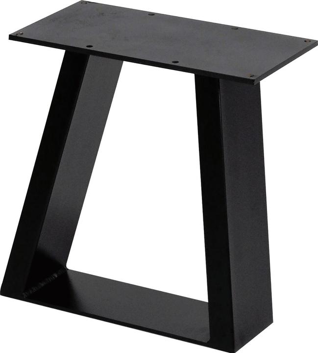 Actual product image Simausrom Bench runner trapezoidal steel black lacquered