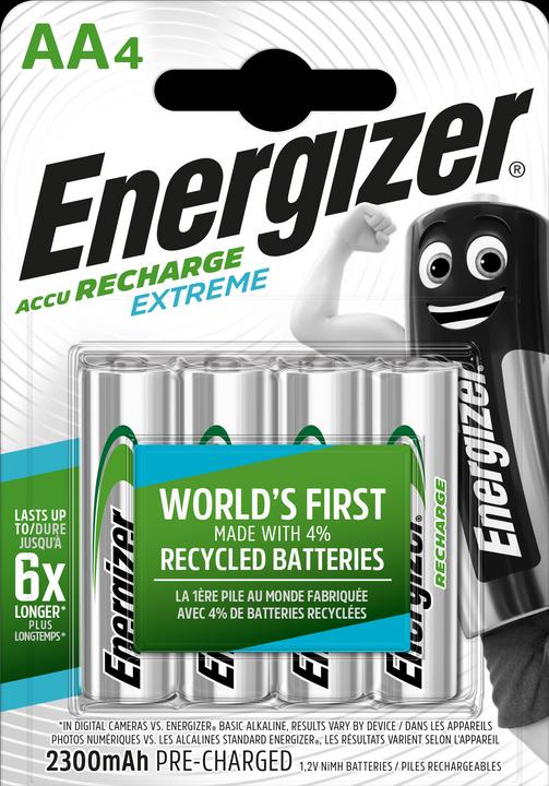 Energizer Recharge extrême (4 pcs, AA, 2300 mAh)
