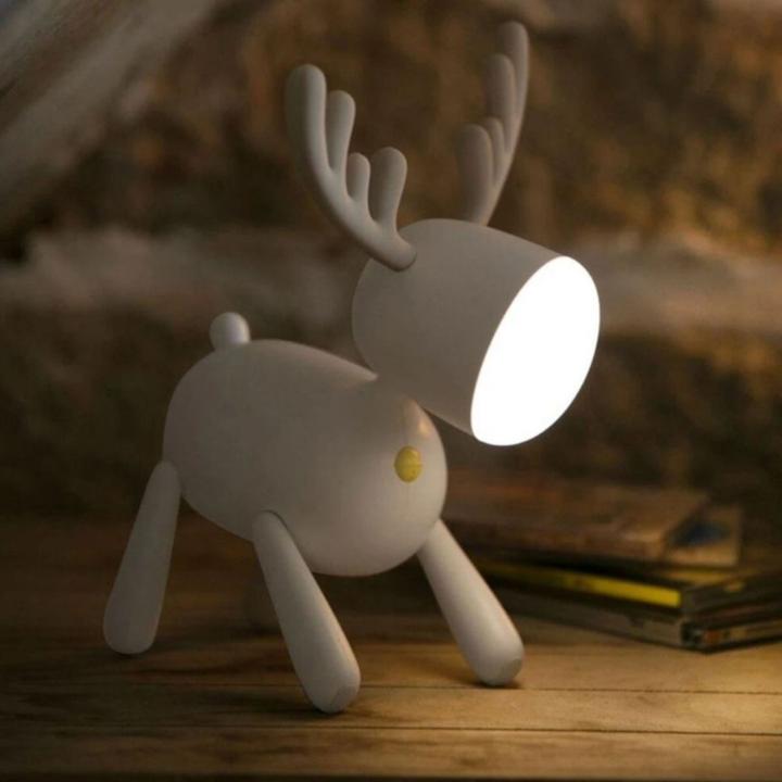 Image du produit EKO Veilleuse sans fil Art déco Renne 5V Portable