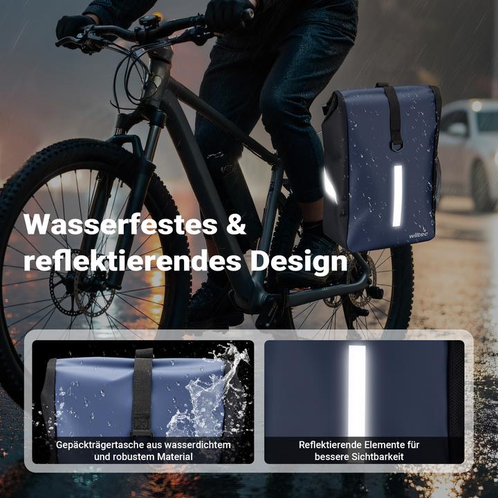Immagine prodotto Wiltec Gepäckträgertasche (16 l, Borsa portapacchi)