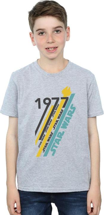 Immagine prodotto Star Wars Retro 77 Stripes Maglietta Ragazzi (140, 146)