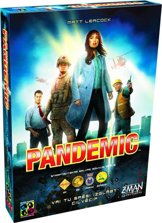 Actual product image Brain Games Pandemic LV (Latvian)