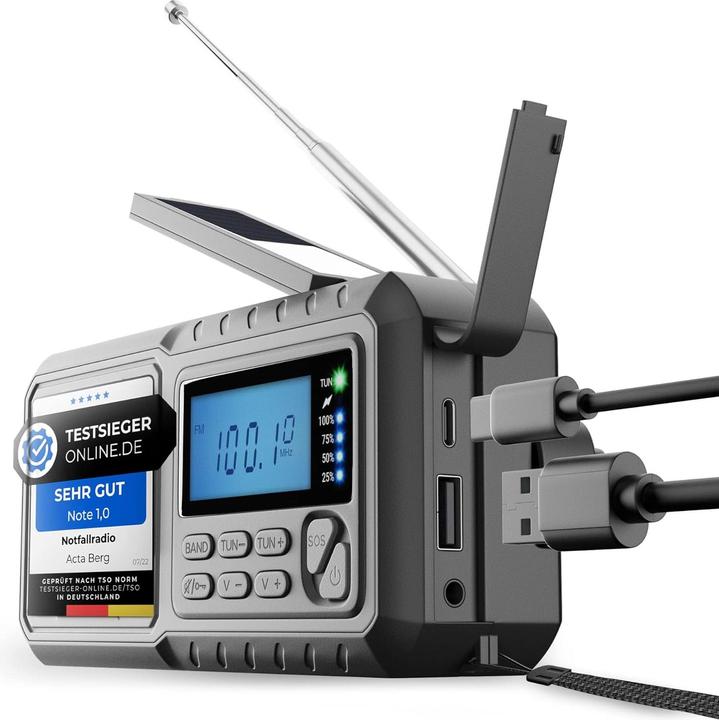 Produktbild Acta Berg Kurbelradio (FM, AM, Radio Frequency (RF))