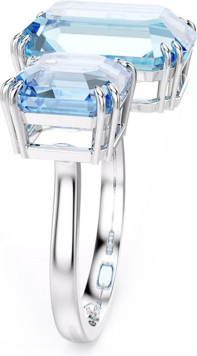 Produktbild Swarovski Millenia Offener Ring Oktagon Schliff Blau (58)