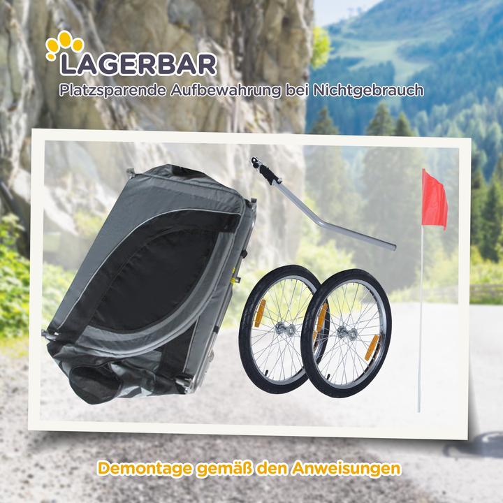 Actual product image PawHut Bicycle trailer for dogs