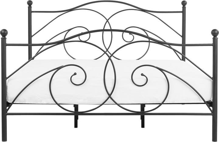 Immagine prodotto Beliani Letto in metallo a doghe nere 180 x 200 cm DINARD (180 x 200 cm)