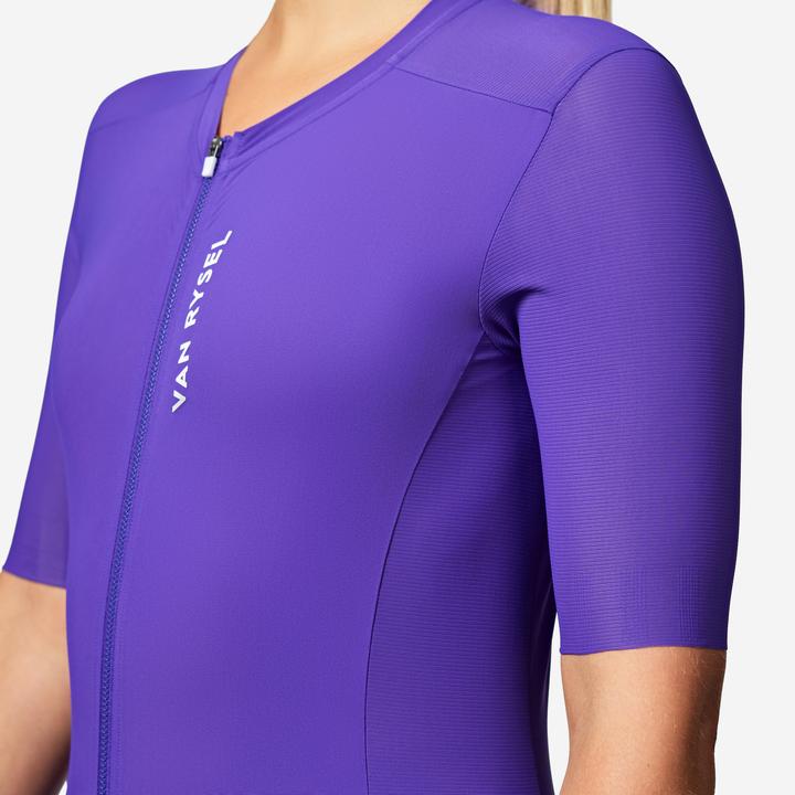 Image du produit Van rysel Maillot de vélo route manches courtes été unisexe - racer 2 violet (M)