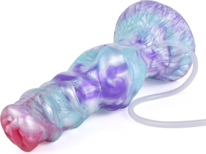 Actual product image Anal Predator Monster ejaculating dildo "Ice Dragon"