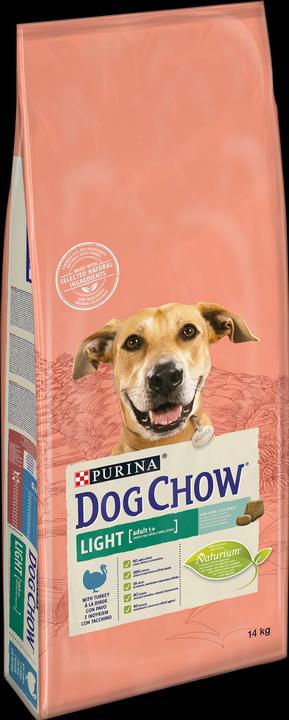Produktbild Purina DOG CHOW Light with Turkey su kalakutiena 14kg (Adult, 1 Stk., 14000 g)