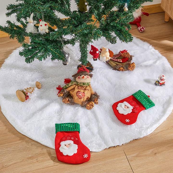 Image du produit Hermex Tapis de sapin de Noël Tapis de jupe de sapin de Noël Tapis de jupe de sapin de Noël (1 -pièce)