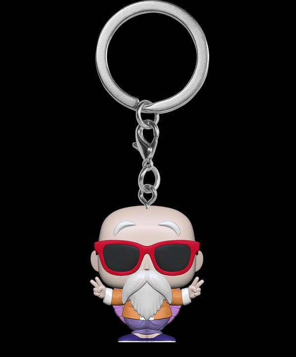 Actual product image Funko Portachiavi Pop! Dragon Ball Z Master Roshi Peace