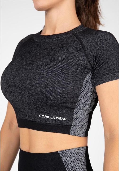 Produktbild Gorilla Wear Selah Seamless Crop Top - schwarz (XL)