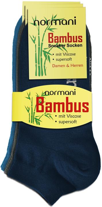 Immagine prodotto Normani 6 paia di calzini di bambù per la salute (confezione da 6, 39 - 42)