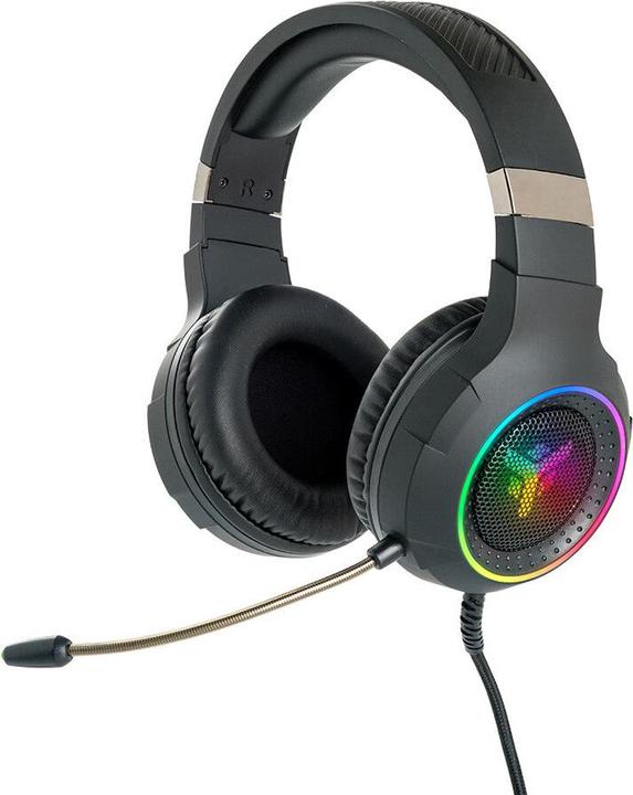 Actual product image Itek Casque Gamer filaire compatible H430 7.1 RGB (Noir) (Cable)