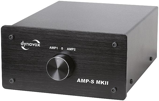 Dynavox Verstärker-/Boxen-Umschalter AMP-S MKII, schwarz