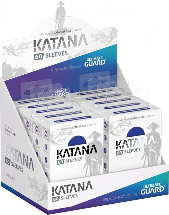 Actual product image Ultimate Guard Card Sleeve Katana Sleeves Japanese Size Blue 60