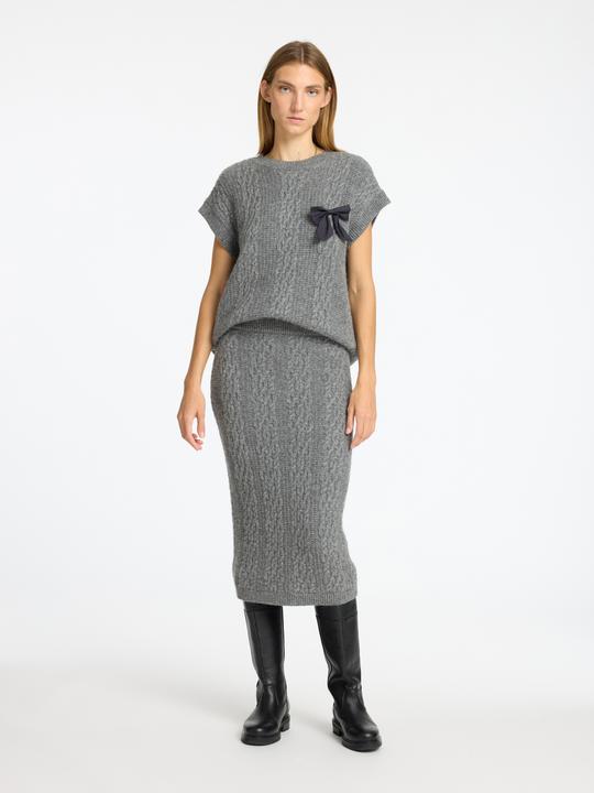 Produktbild Selected Femme Zopfstrick Midirock (S)