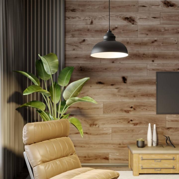 Produktbild Lindby Cliona Pendelleuchte Matt Black (E27)